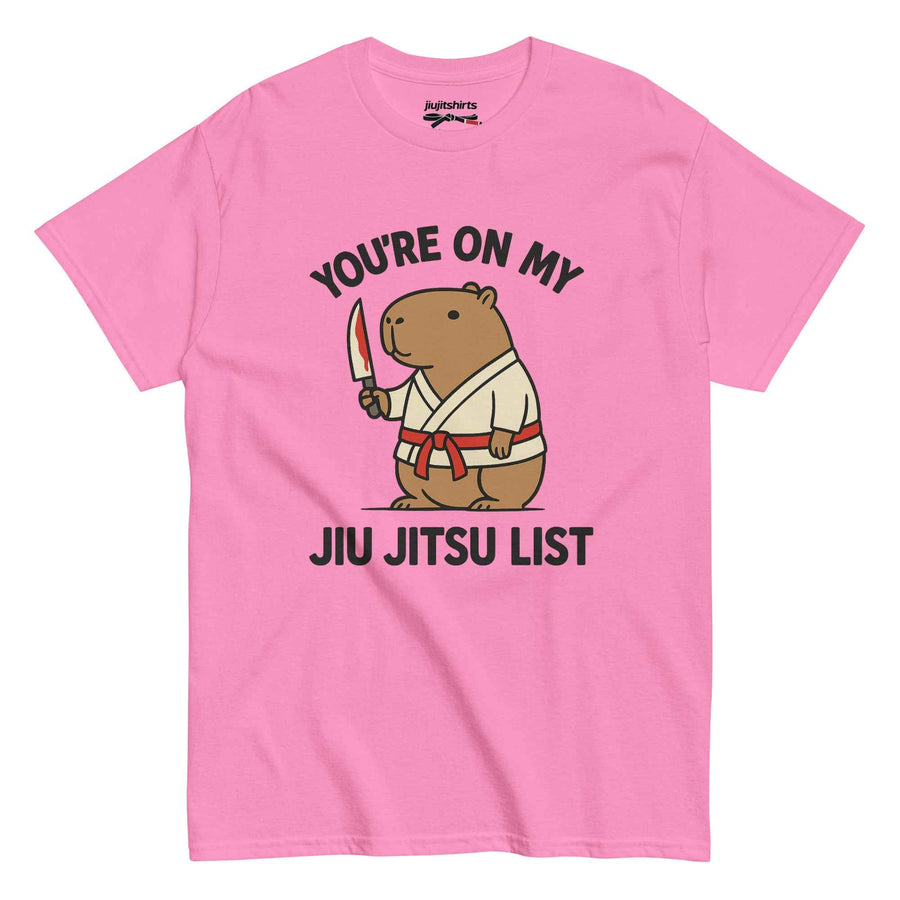 Camiseta BJJ Jiujitsu List