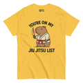 Camiseta BJJ Jiujitsu List