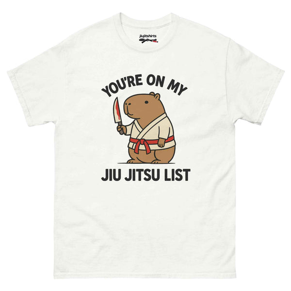 Camiseta BJJ Jiujitsu List