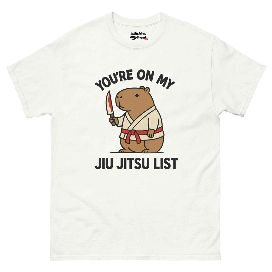Camiseta BJJ Jiujitsu List