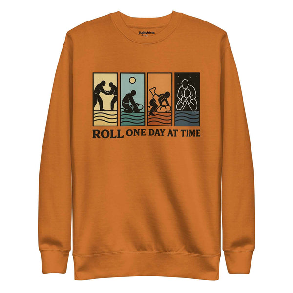 Sudadera BJJ Roll one day at time