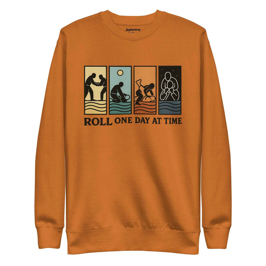 Sudadera BJJ Roll one day at time